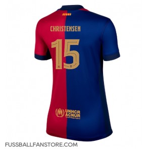 Barcelona Andreas Christensen #15 Replik Heimtrikot Damen 2024-25 Kurzarm